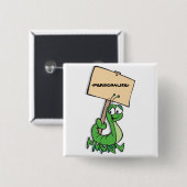 Niedliche Raupe mit dem Zeichen<PERSONALIZE> Button (Vorne & Hinten)