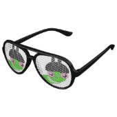 Niedliche Raupe Partybrille (Schrägansicht)