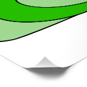 Niedliche Raupe Poster (Ecke)