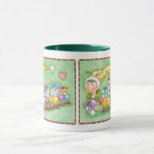 Niedliche Raupe-Schulung mit Geschenkartikeln Tasse (Zentrum)