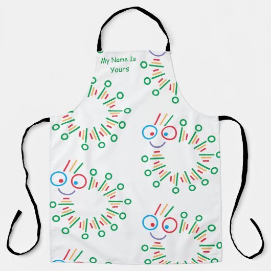 niedliche Raupe Schürze (Vorderseite)