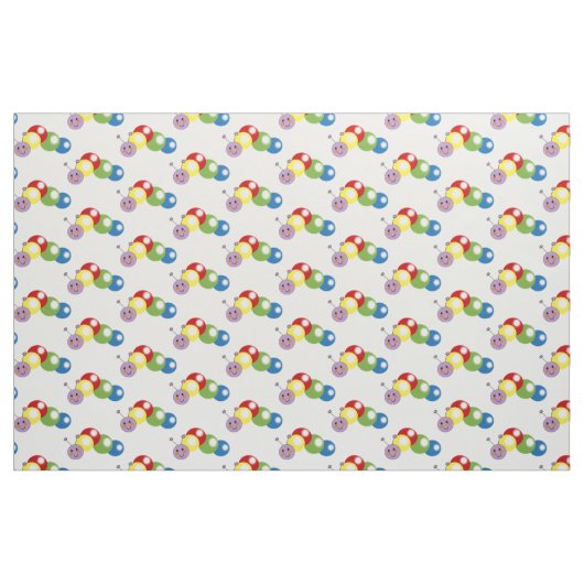 niedliche Raupe Stoff (Fat Quarter (45,7 x 55,9 cm))