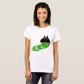 Niedliche Raupe T-Shirt (Vorne ganz)