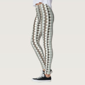 Niedliche Rauten-Muster-Leggings Leggings (Links)