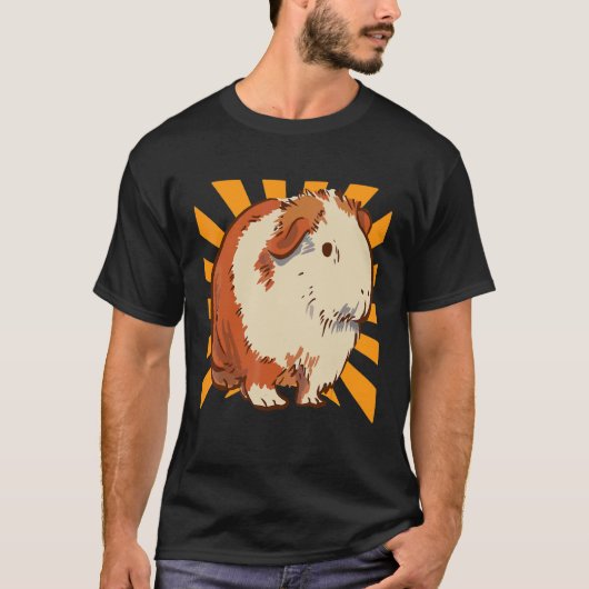 Niedliche realistische Guinea Pig T-Shirt (Vorderseite)