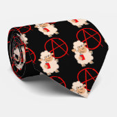 Niedliche Rebellische Cartoon Krawatte (Gerollt)