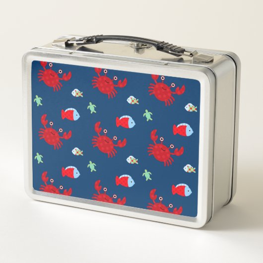 Niedliche Red Crab Lunch Box (Rückseite)