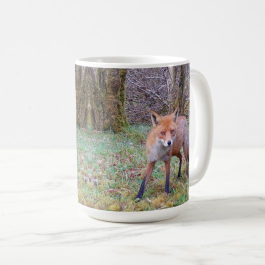 Niedliche Red Fox-Tasse Kaffeetasse (VorderseiteRechts)