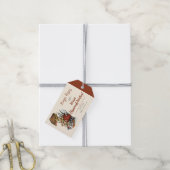 Niedliche Red Mushroom House Frohe Weihnachtsgesch Geschenkanhänger (Mit Garn)