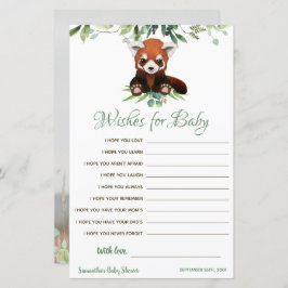 Niedliche Red Panda Baby Showgame Wünsche für Kind