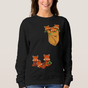 Niedliche Red Pandas in Pocket Phantastisch Red Pa Sweatshirt