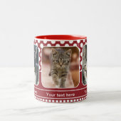 Niedliche Red Personalisiert Cat Foto Tasse (Mittel)