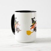 Niedliche Redhead-Hexe Tasse (Vorderseite Links)