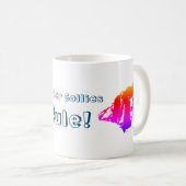 Niedliche Regel für Colliese an den Grenzen Kaffeetasse (VorderseiteRechts)