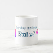 Niedliche Regel für Colliese an den Grenzen Kaffeetasse (Mittel)