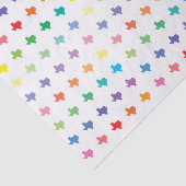 Niedliche Regenbogen-Farbkarte von Texas Seidenpapier (Ausschnitt)