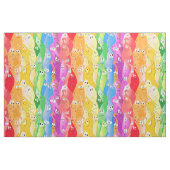 Niedliche Regenbogen Funny Face Blosters Stoff (Fat Quarter (45,7 x 55,9 cm))