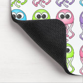 Niedliche Regenbogen-Quallen Mousepad (Ecke)