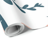 Niedliche Regenbogen und Herz Geschenkpapier (Rolleneckpunkt)