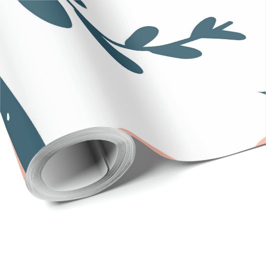 Niedliche Regenbogen und Herz Geschenkpapier (Rolleneckpunkt)