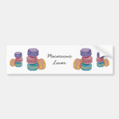 Niedliche Regenbogenfarben Autoaufkleber (Vorne)