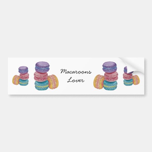 Niedliche Regenbogenfarben Autoaufkleber (Vorne)