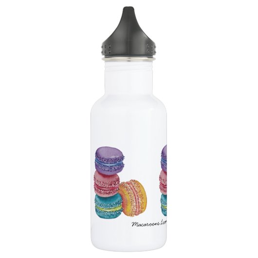 Niedliche Regenbogenfarben Edelstahlflasche (Links)