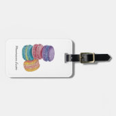 Niedliche Regenbogenfarben Gepäckanhänger (Vorderseite horizontal)