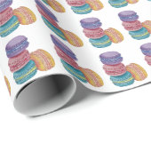 Niedliche Regenbogenfarben Geschenkpapier (Rolleneckpunkt)