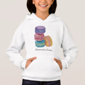 Niedliche Regenbogenfarben Hoodie (Vorderseite)