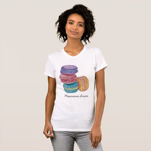 Niedliche Regenbogenfarben in Aquarellfarben T - S T-Shirt (Vorne ganz)