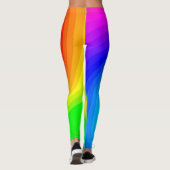 Niedliche Regenbogenfarben Leggings (Rückseite)
