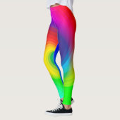 Niedliche Regenbogenfarben Leggings (Links)