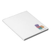 Niedliche Regenbogenfarben Notizblock (angewinkelt)