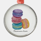 Niedliche Regenbogenfarben Ornament Aus Metall (Vorne)