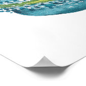 Niedliche Regenbogenfarben Poster (Ecke)