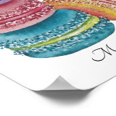 Niedliche Regenbogenfarben Poster (Ecke)