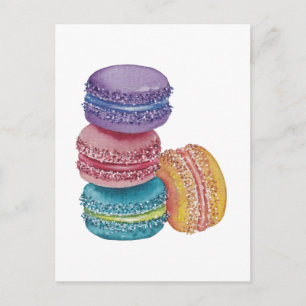 Niedliche Regenbogenfarben Postkarte