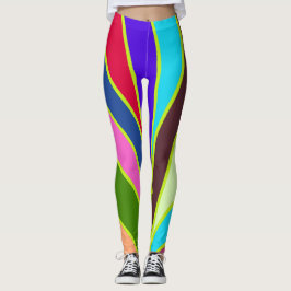 Niedliche Regenbogenfarben "Ratti_Creative_Arts" Leggings