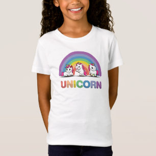 Niedliche Regenbogenfarben T-Shirt
