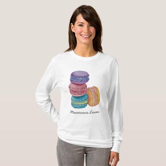 Niedliche Regenbogenfarben T-Shirt (Vorne ganz)