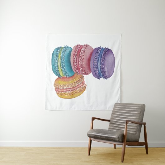 Niedliche Regenbogenfarben Wandteppich (Beispiel (Horizontal))