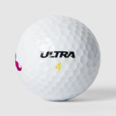 Niedliche Regenbogenhaube Golfball (Logo)