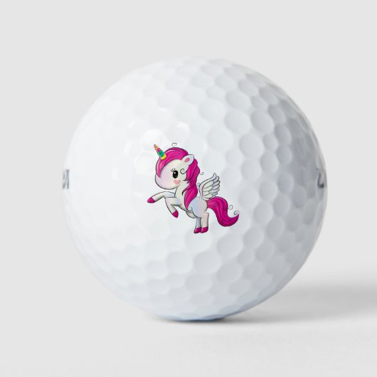 Niedliche Regenbogenhaube Golfball (Vorderseite)