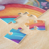 Niedliche Regenbogenkatze Puzzle (Seite)