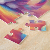 Niedliche Regenbogenkatze Puzzle (Seite)