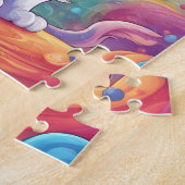 Niedliche Regenbogenkatze Puzzle (Seite)