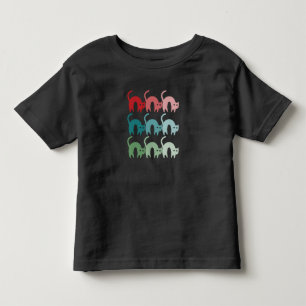 Niedliche Regenbogenkatzen Baby-T - Shirt, fest ko Kleinkind T-shirt