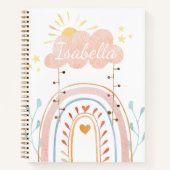 Niedliche Regenbogenkids Notizblock (Vorderseite)