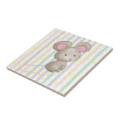 Niedliche Regenbogenmäuse Aquarellfarbe Fliese (Seite)